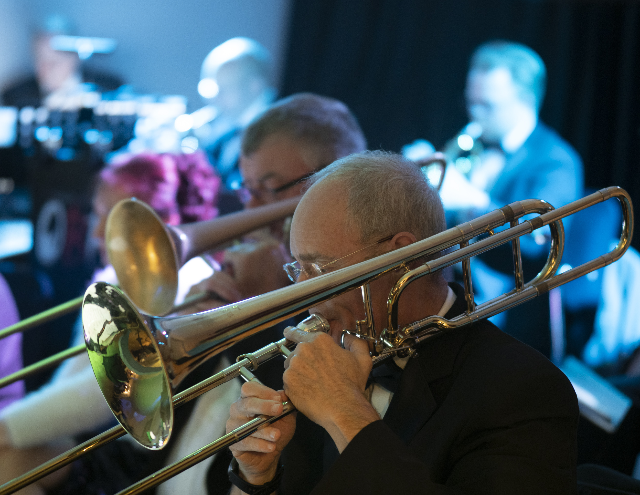 Tim and Kev on Trombones